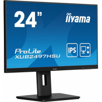 IIYAMA Monitor 24 cale XUB2497HSU-B2 IPS, HDMI, DP, 2x2W, 2xUSB, Pivot, HAS(150mm)