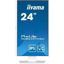 IIYAMA Monitor 24 cale XUB2497HSU-W2 IPS, HDMI, DP, 2x2W, 2xUSB, Pivot, HAS(150mm)