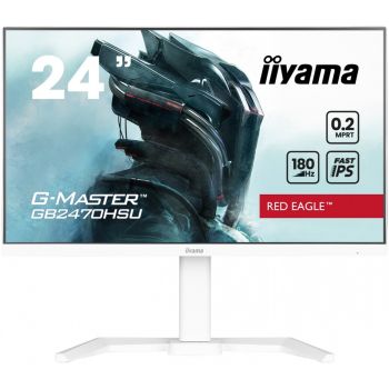 IIYAMA Monitor 24 cale GB2470HSU-W6 0.2ms, IPS, DP, HDMI, 180Hz, 300cd