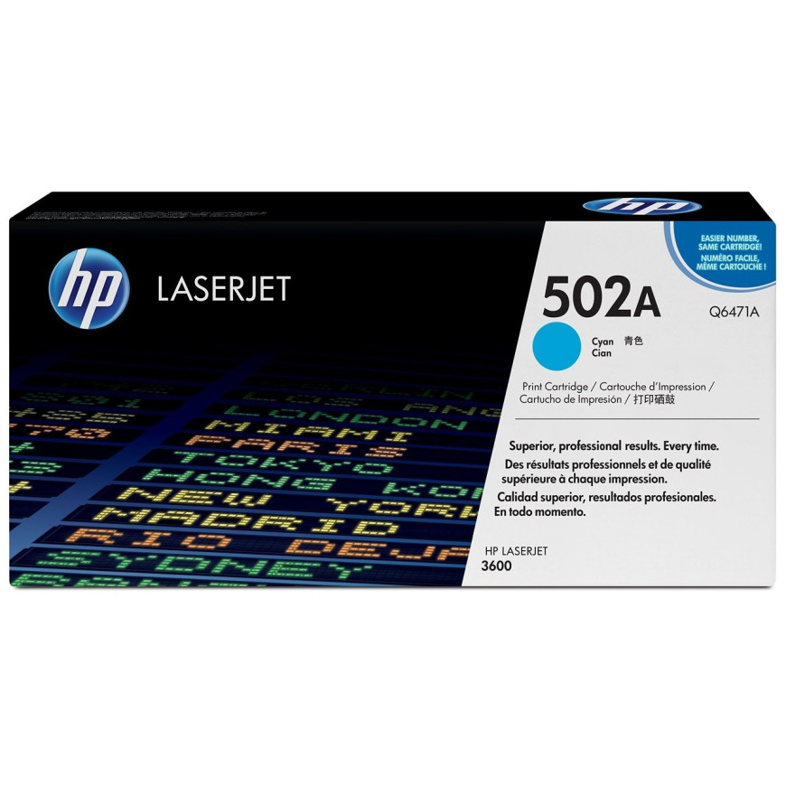 HP Toner nr 502A Q6471A Cyan 4K