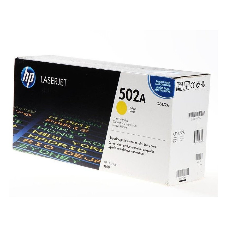 HP Toner nr 502A Q6472A Yellow 4K
