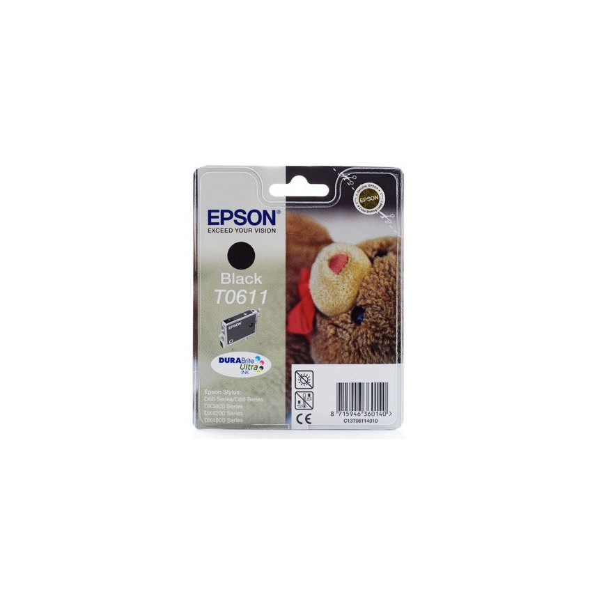 Epson Tusz Stylus D68 T0611 Black 8ml