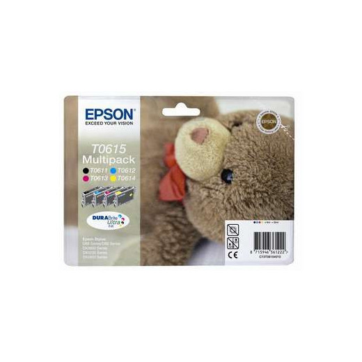 Epson Tusz Stylus D68 T0615 CMYK 4pack, 4x8ml
