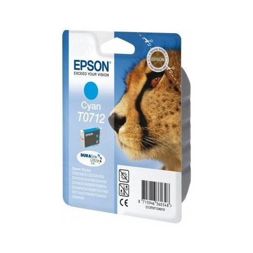 Epson Tusz Stylus D78 T0712 Cyan 5,5ml