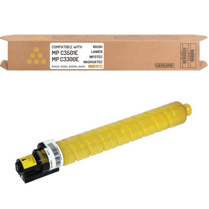 Ricoh Toner MPC2800/3300E 841125 Yel 15K 842044