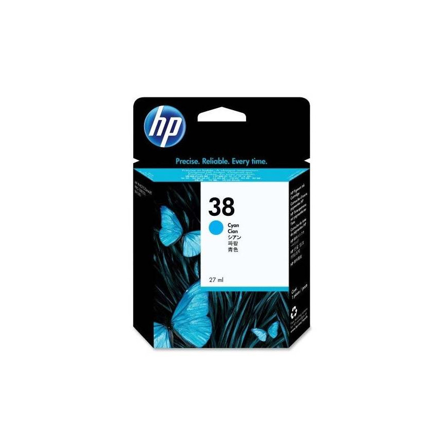 HP Tusz nr 38 C9415A Cyan 27ml 