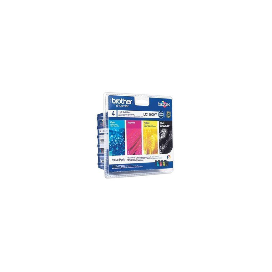 Brother Tusz LC1100 CMYK 4pack HC