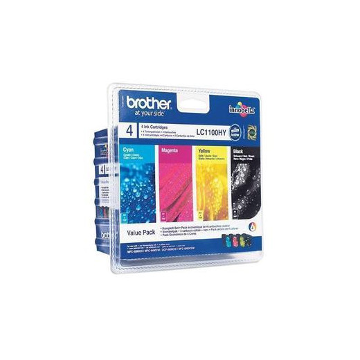 Brother Tusz LC1100 CMYK 4pack HC