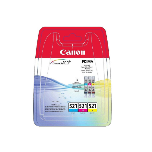 Canon Tusz CLI-521 CMY 3pack 3 x 9 ml 