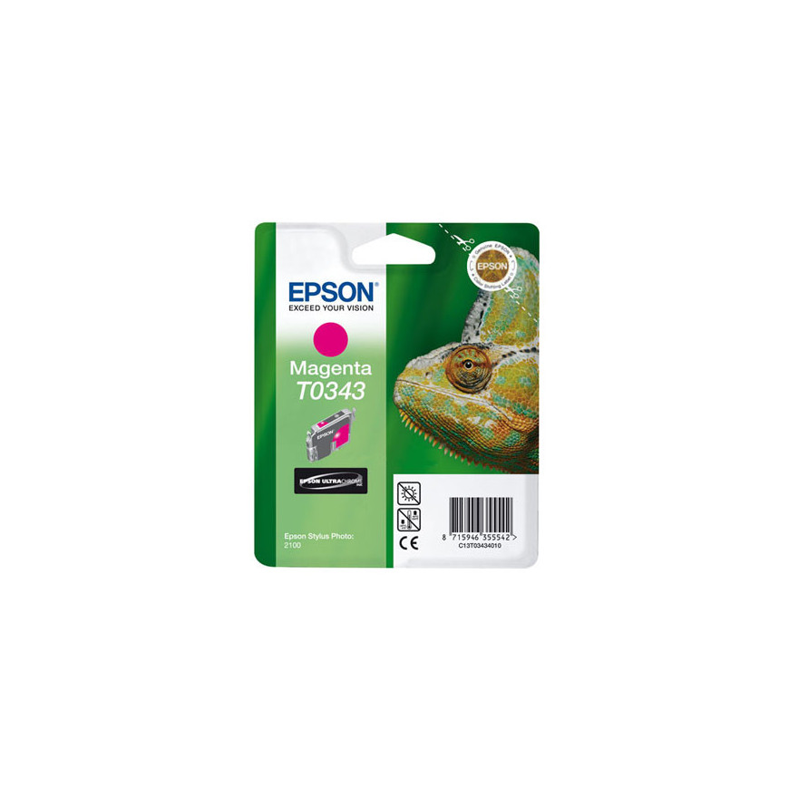 Epson Tusz Stylus Photo 2100 T0343 Magenta 440 stron