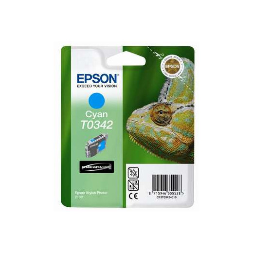 Epson Tusz Stylus Photo 2100 T0342 Cyan 440 stron