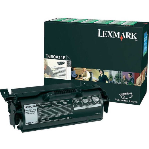 Lexmark Toner T650 T650A11E Black 7K T650dn, T650dtn, T650n, T652dn, T652dtn,