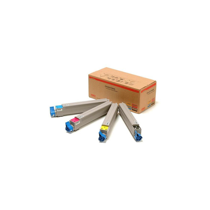 OKI Toner C96/C98 CMYK 43112702 4pack