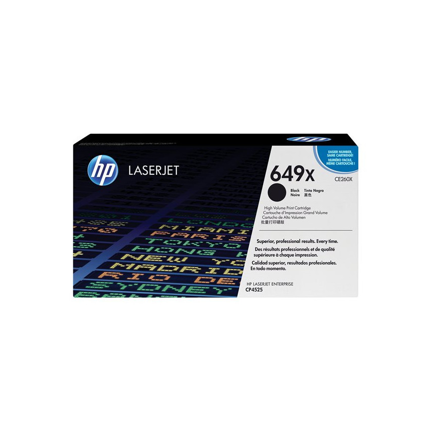 HP Toner nr 649X CE260X Black 17K