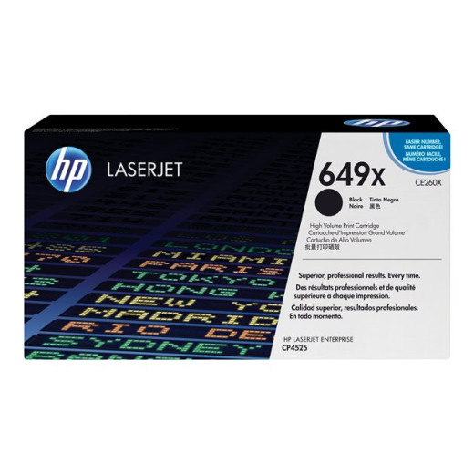 HP Toner nr 649X CE260X Black 17K