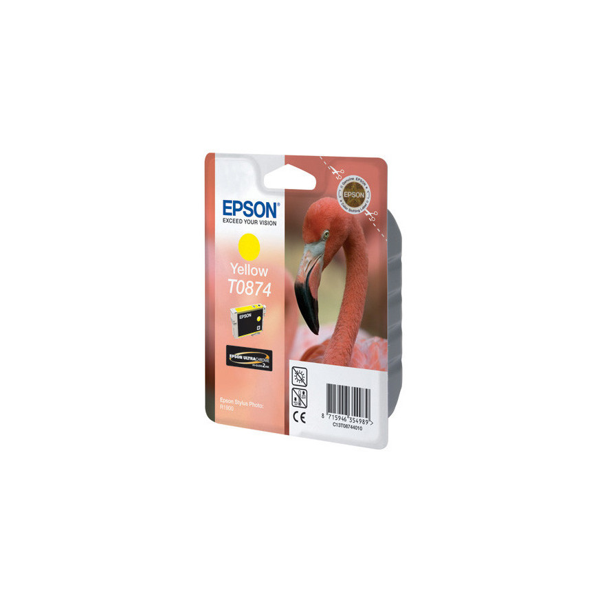 Epson Tusz Stylus Photo R1900 T0874 Yellow, 11.4ml