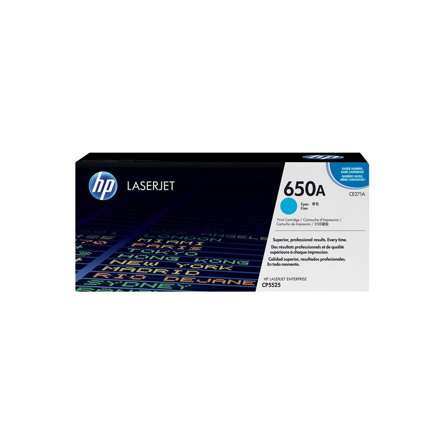HP Toner nr 650A CE271A Cyan 15K