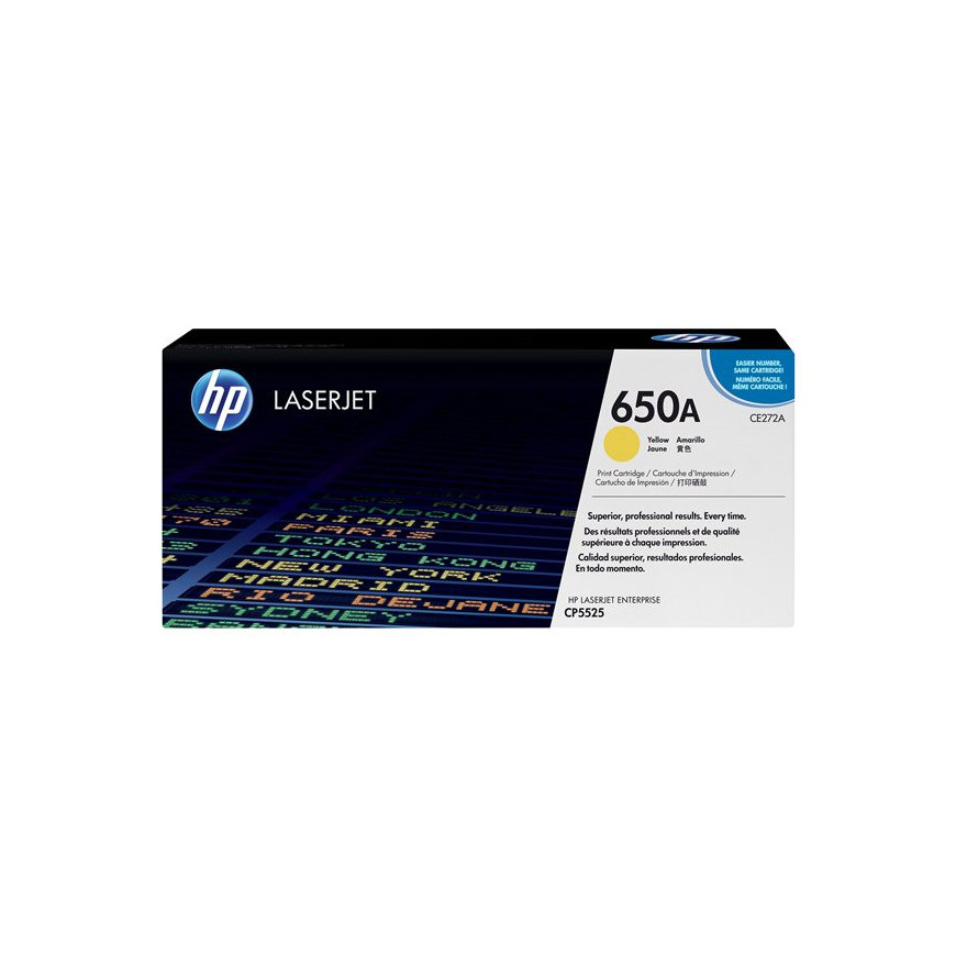 HP Toner nr 650A CE272A Yellow 15K