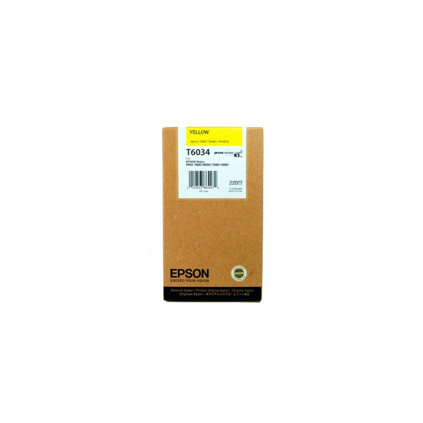 Epson Tusz Pro7800/7880 T6034 Yellow 220 ml