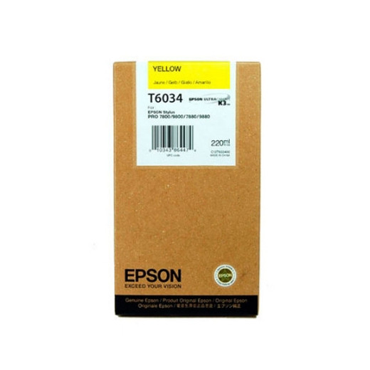 Epson Tusz Pro7800/7880 T6034 Yellow 220 ml