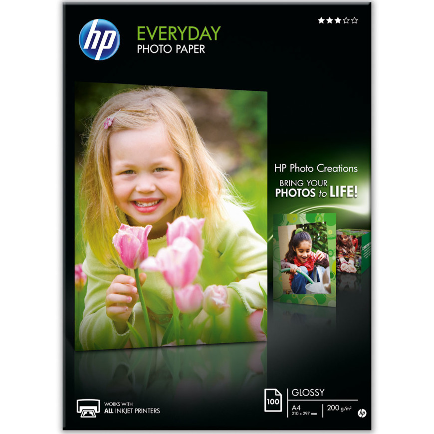 HP Papier Everyday Photo Glossy 200g A4