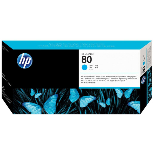 HP Głowica nr 80 C4821A Cyan  17ml 
