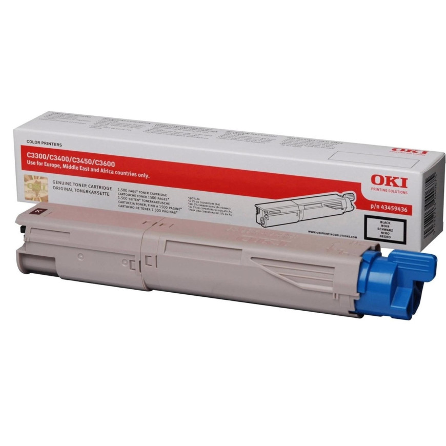 OKI Toner C3450 43459436 Black 1,5K 