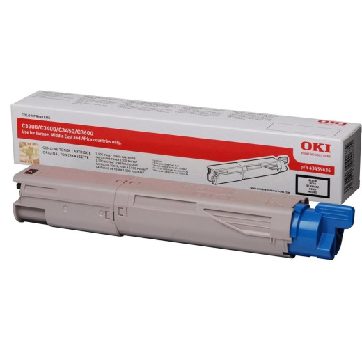 OKI Toner C3450 43459436 Black 1,5K 