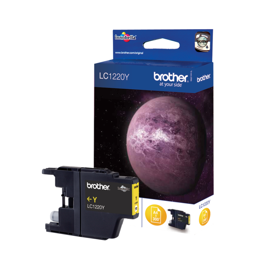 Brother Tusz LC1220Y Yellow 300str 