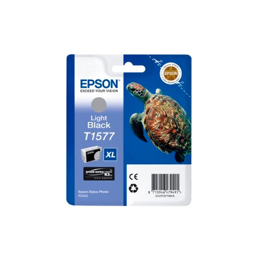 Epson Tusz Stylus Photo R3000 T1577 Light Black 25,9ml