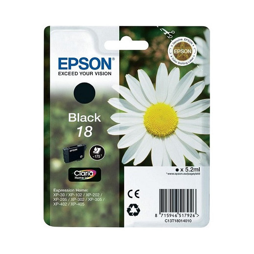 Epson Tusz 18 Claria Home T1801 Black 5,2ml
