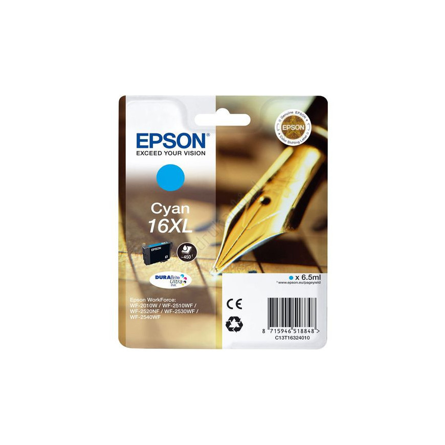 Epson Tusz 16XL WF2010 T1632 Cyan 6,5ml