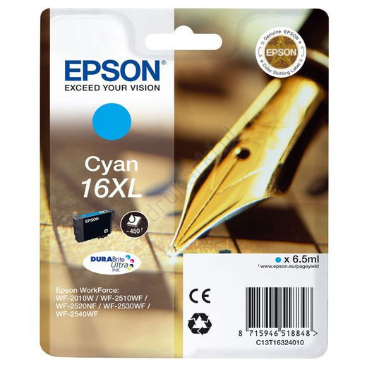 Epson Tusz 16XL WF2010 T1632 Cyan 6,5ml