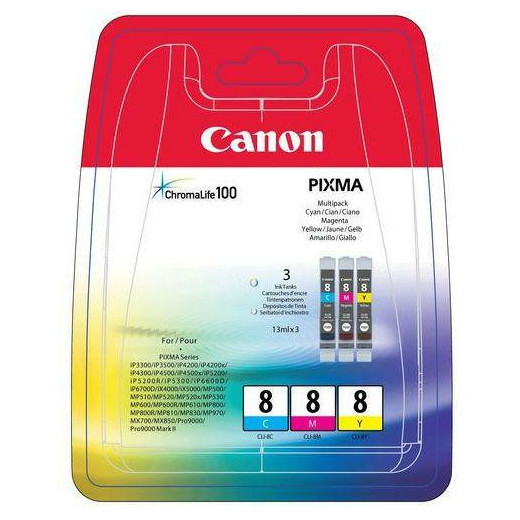Canon Tusz CLI-8 CMY 3pack 3 x 420s 