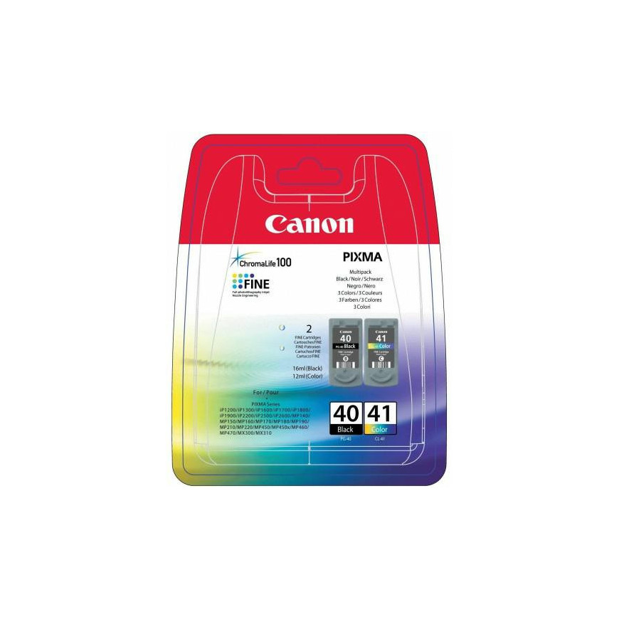 Canon Tusz PG-40+CL41 Twin Pack Black - 16 ml, 355s, Color - 12 ml, 308s