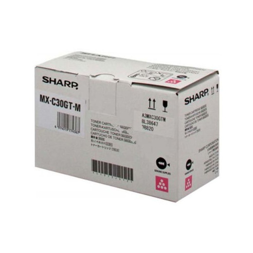 Sharp Toner MX-C30GTM Magenta 6K MX-C250F, MX-C250fe, MX-C300P, MX-C300W,