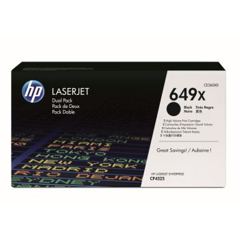HP Toner nr 649XD CE260XD Black 17K 2p