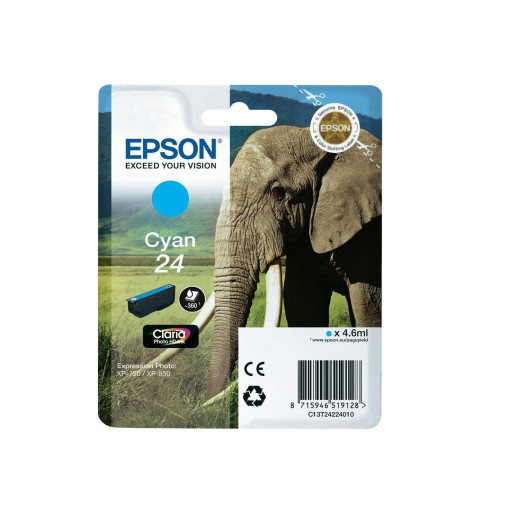 Epson Tusz XP750/850 T2422 Cyan 4,6 ml 360 stron