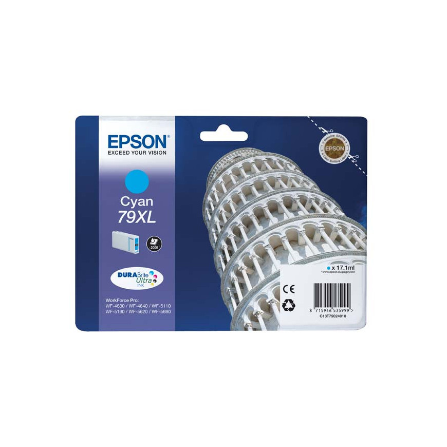 Epson Tusz WF5620 T7902 XL Cyan 17,1ml