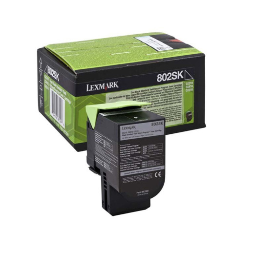 Lexmark Toner 80C2SK0 Black 2,5K CX310dn, CX310n, CX410de, CX410de DSV EG