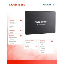 Gigabyte Dysk SSD 256GB 2,5'' SATA3 520/500MB/s 7mm