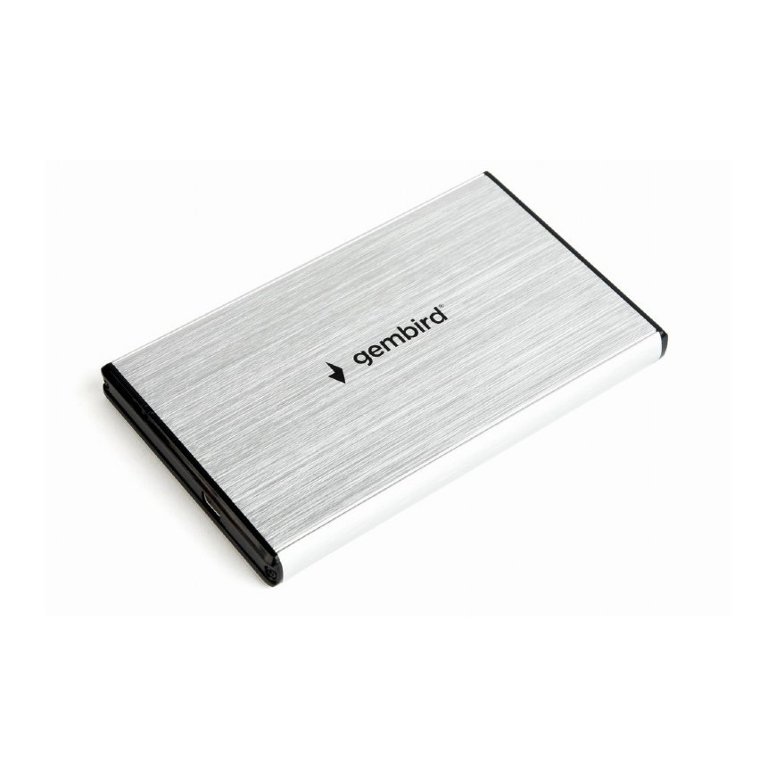 Gembird Obudowa dla dysków 2.5 USB3.0/aluminium/srebrna