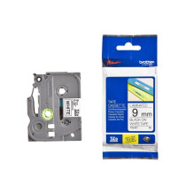 Brother Taśma TZE-221 Black on white 9mm