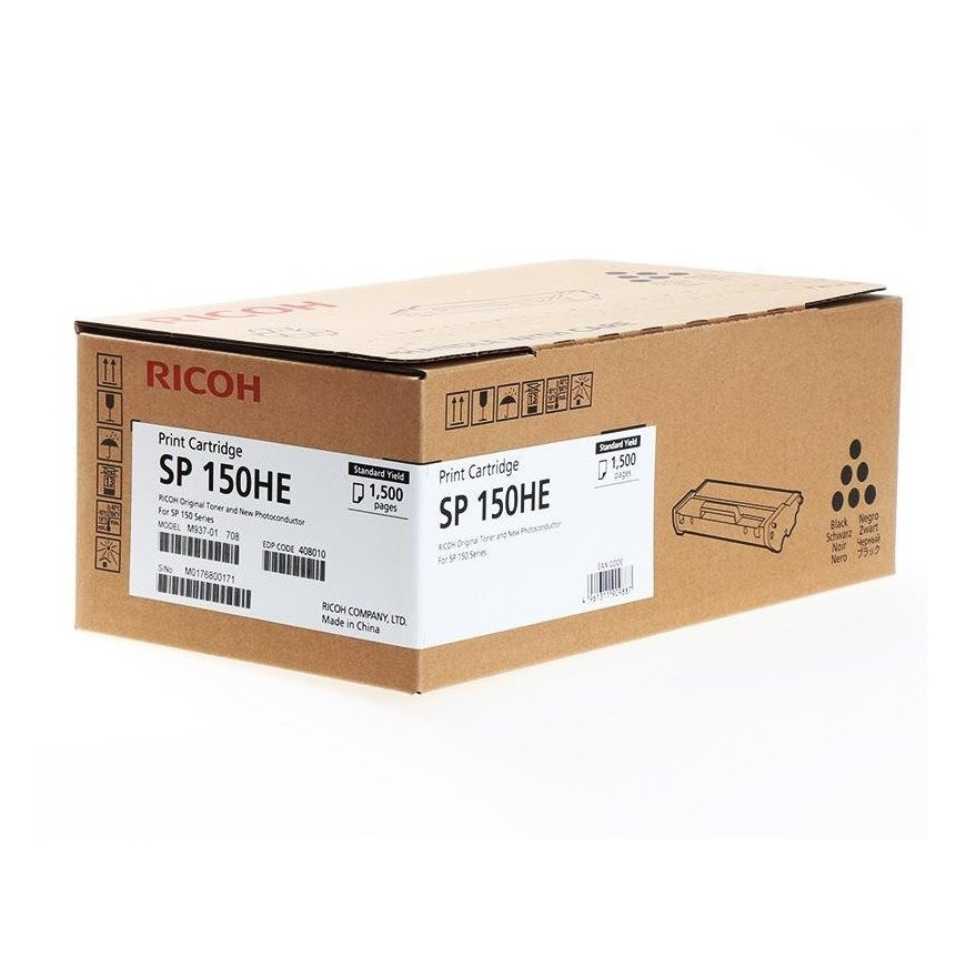 Ricoh Toner SP150 408010 Black 1,5K