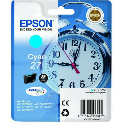 Epson Tusz WF3620/3640 Cyan 3,6ml
