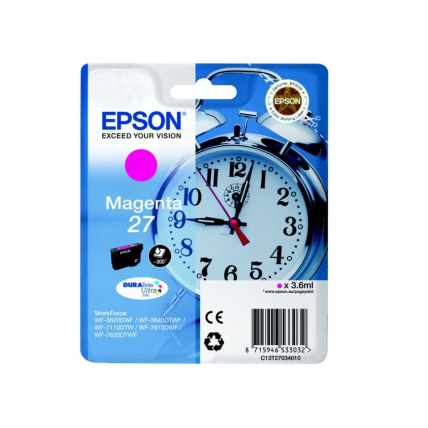 Epson Tusz WF3620/3640 Magenta 3,6ml