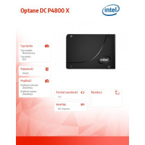 Intel Dysk SSD Optane DC P4800 X 750GB SSDPE21K750GA10