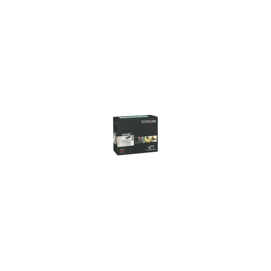 Lexmark toner 12A7462 (black) zwrotny