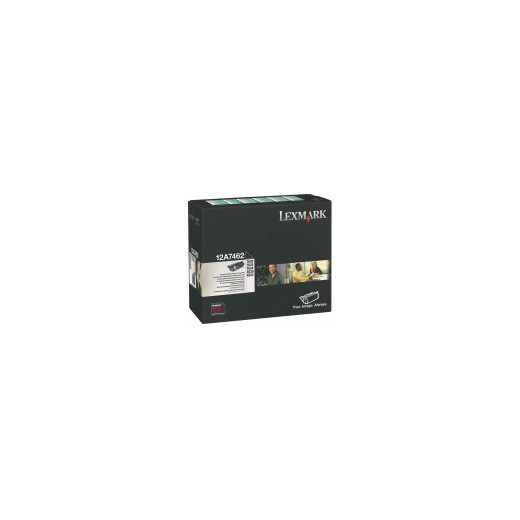 Lexmark toner 12A7462 (black) zwrotny