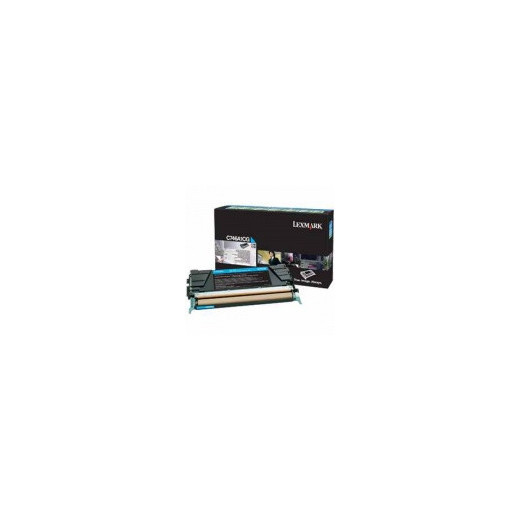 Lexmark toner C746A1CG (cyan) zwrotny